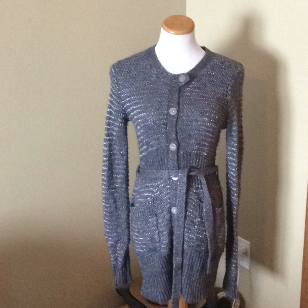 Gorgeous Grey Belted Cardi
